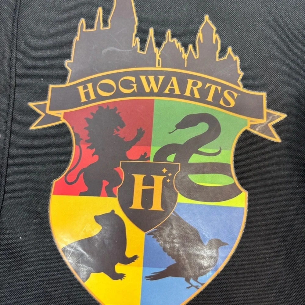 Yoobi Harry Potter Black Hogwarts Binder Zip pencil Case NWT